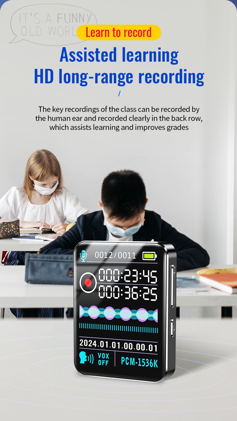 M28Recorder External Recorder English Music Touch Screen Player External Recorder_voghion.com