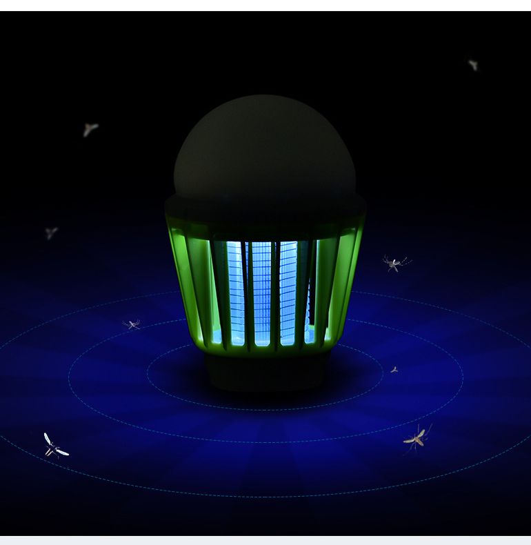 Linterna colgante LED para exteriores, impermeable, con efecto repelente de mosquitos, ideal para tiendas de campaña, camping y puestos._voghion.com