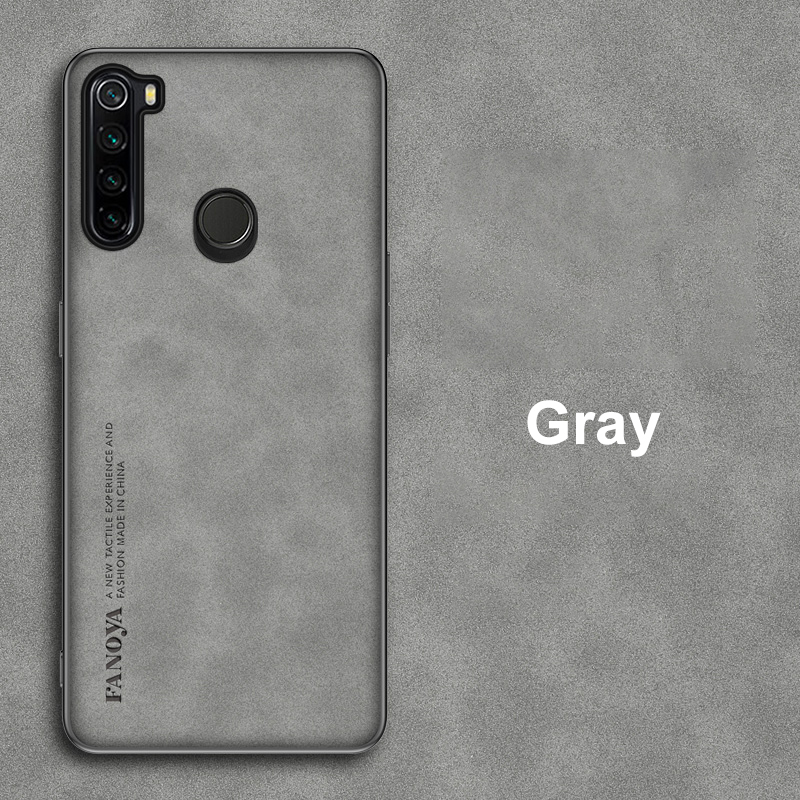 Capa de couro PU de luxo para Xiaomi Redmi Note 8 Pro 8Pro, capa de silicone fosco com proteção para Redmi Note 8 Pro C_voghion.com