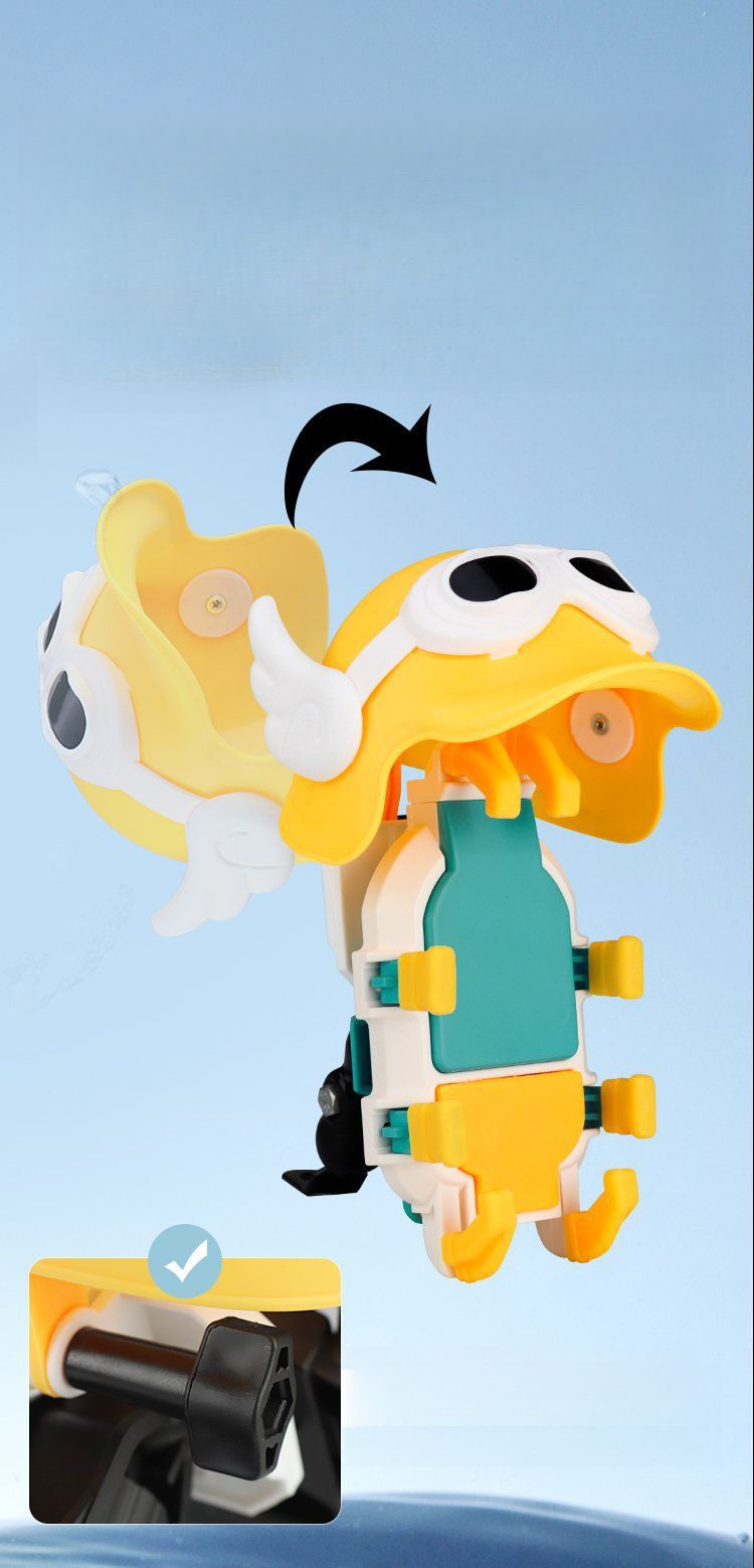 Supporto per navigatore per motociclista, scooter elettrico, cartone animato, cappello da sole, ispessito_voghion.com