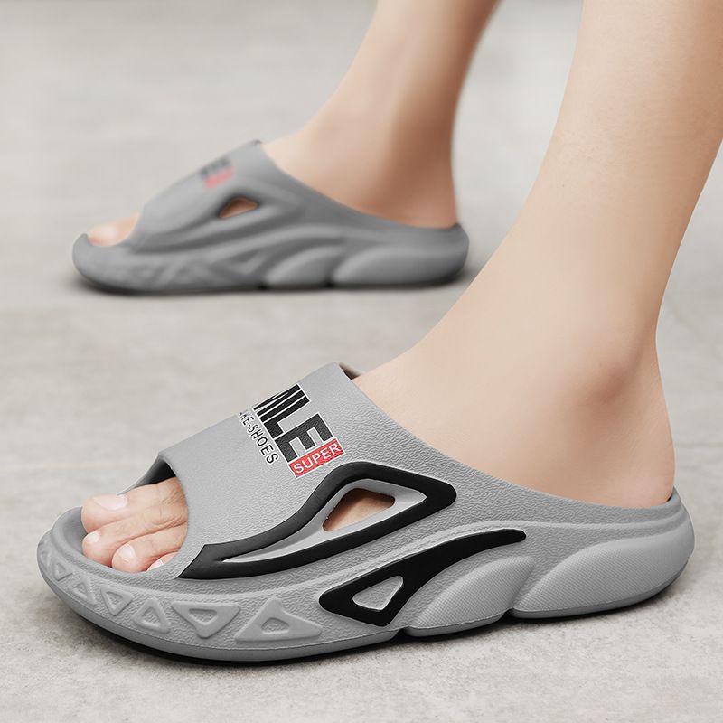 Men's Beach With A Feeling Of Stepping On Poop In Summer. New Home Style Thick Soled Non Slip Slippers. Super Soft_voghion.com