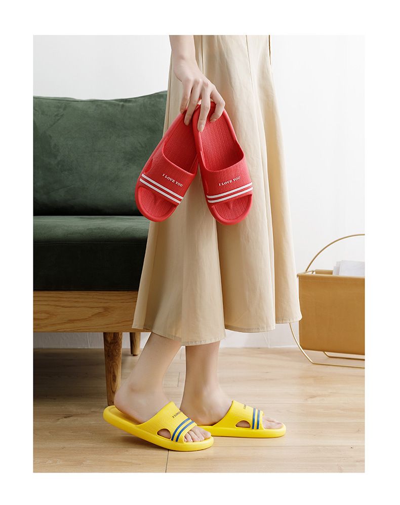 Antislip PVC-teenluspantoffels voor dames en heren - Ademende badslippers met strikontwerp, snel drogende binnen- en buitenhuisschoenen voor koppels_voghion.com