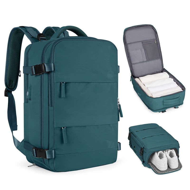 Reiserucksack für Damen, großes Fassungsvermögen, multifunktionales Gepäck, Freizeitrucksack, Reisetasche für Geschäftsreisen, Schultasche für Studenten_voghion.com