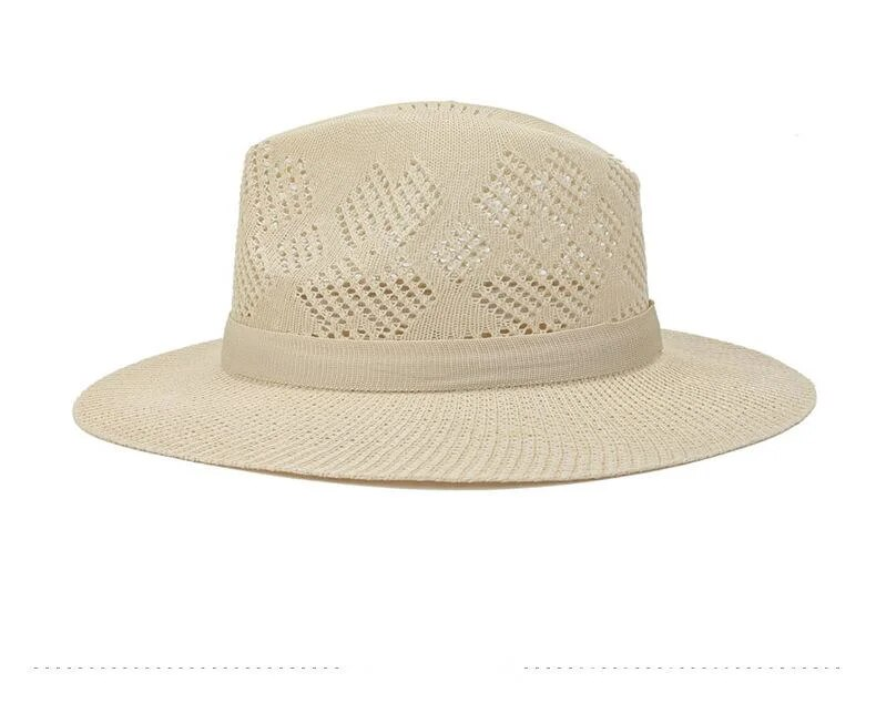 Internet-Berühmtheit Sommertourismus Strand Fischer Sonnenschutz Herren Gras Outdoor Hohl Leinen Geschenk Sonnenhut_voghion.com