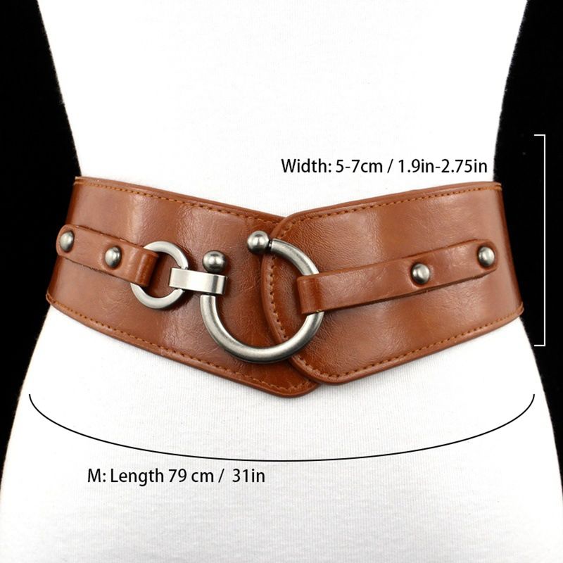 HOT Women's Thick Stretchy Elastic Waistband Fashion with Coat Sweater Belt_voghion.com