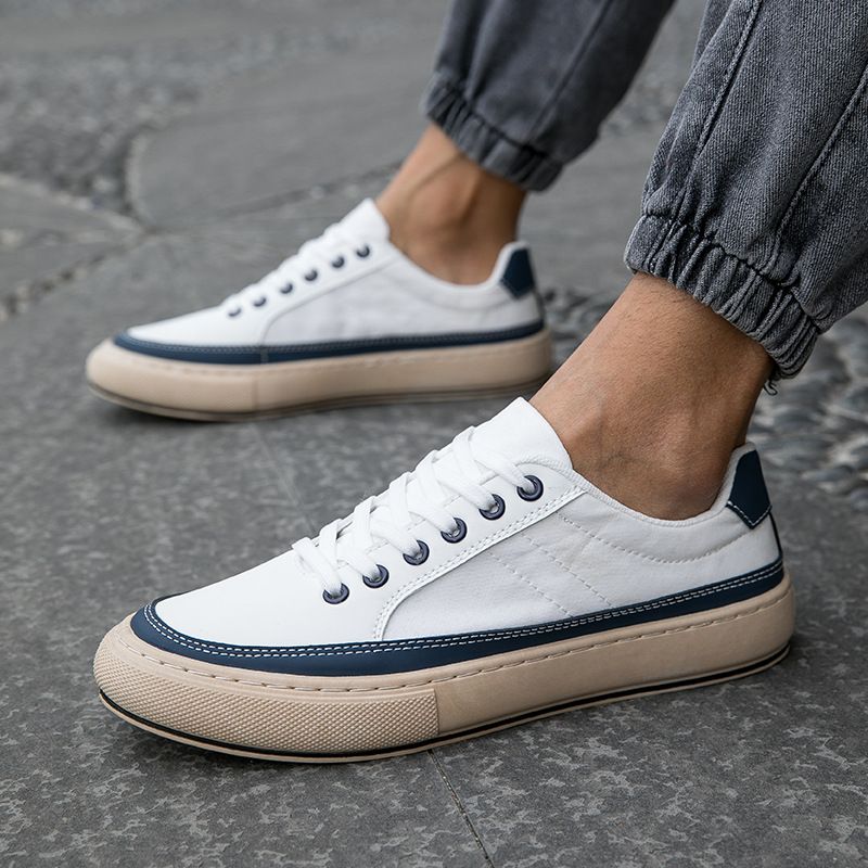 Nové pohodlné deodoranty prodyšné pánské ležérní retro pánské boty Four Seasons s plochým dnem, pohodlné a protiskluzové, velkoobchodní prodej_voghion.com