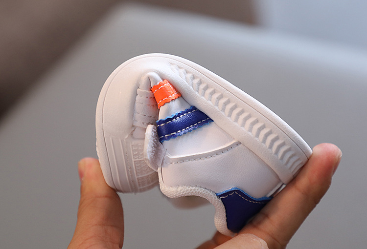 Drop-Shipping Fréijoer an Hierscht Liederbezuch nei Shell-Zeh wäiss Schong fir 01-2-3 Joer al Puppelcher a Klengkanner mat mëllen Sohlen a Klengkannerschong_voghion.com