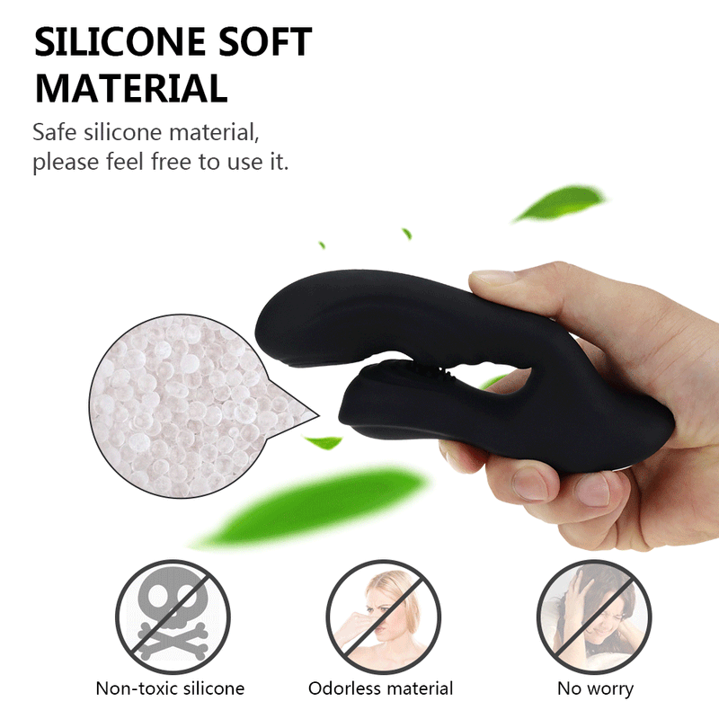 Afstandsbediening met 12 vibratiestanden voor mannen en vrouwen, drukontlasting, G-spot anale plug-massage voor volwassenen_voghion.com
