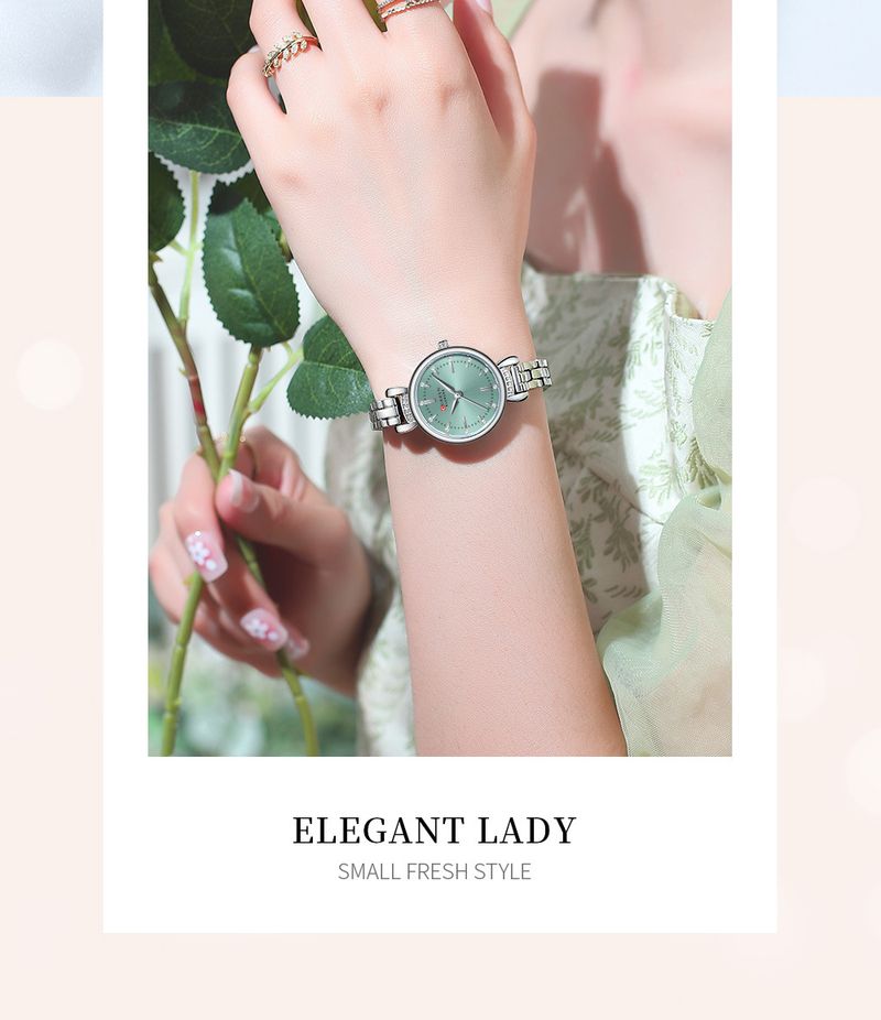 Women's Elegant Rhinestone Chain Watch With Mineral Glass, Quartz Movement, 30M Water Resistance - Perfect For Casual & Daily Wear_voghion.com