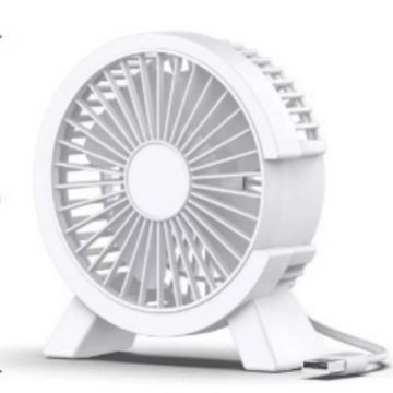 Ultraleiser Schreibtisch mit langer Akkulaufzeit; Großvolumiger Plug-in-Ventilator auf dem kleinen Schreibtisch_voghion.com