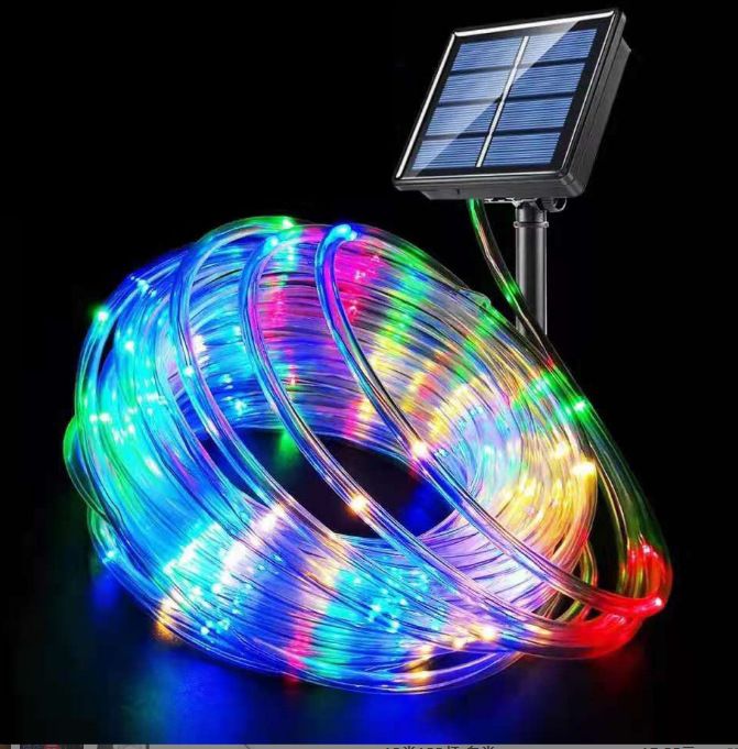 Luces LED solares, cadena de luces impermeable para exteriores, ideal para jardín, patio, bodas y fiestas._voghion.com