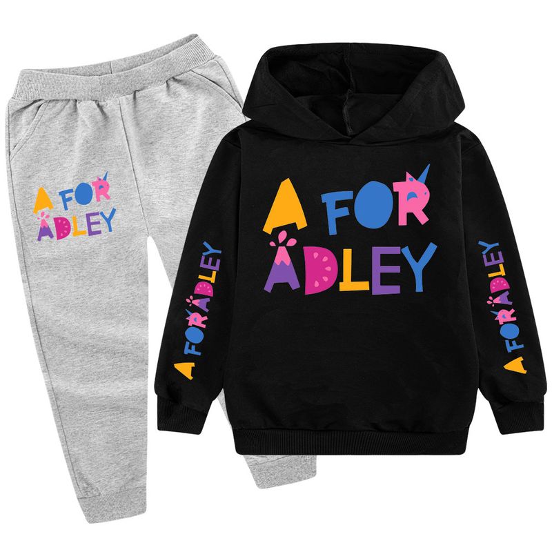 100 CM-170 CM ropa mediana a grande conjunto para niños Sudadera con capucha + Pantalones PB814XX_voghion.com