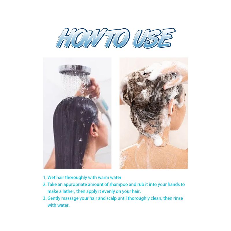 HOEGOA Sea Salt Deep Cleaning Dandruff Refreshing foam Shampoo_voghion.com