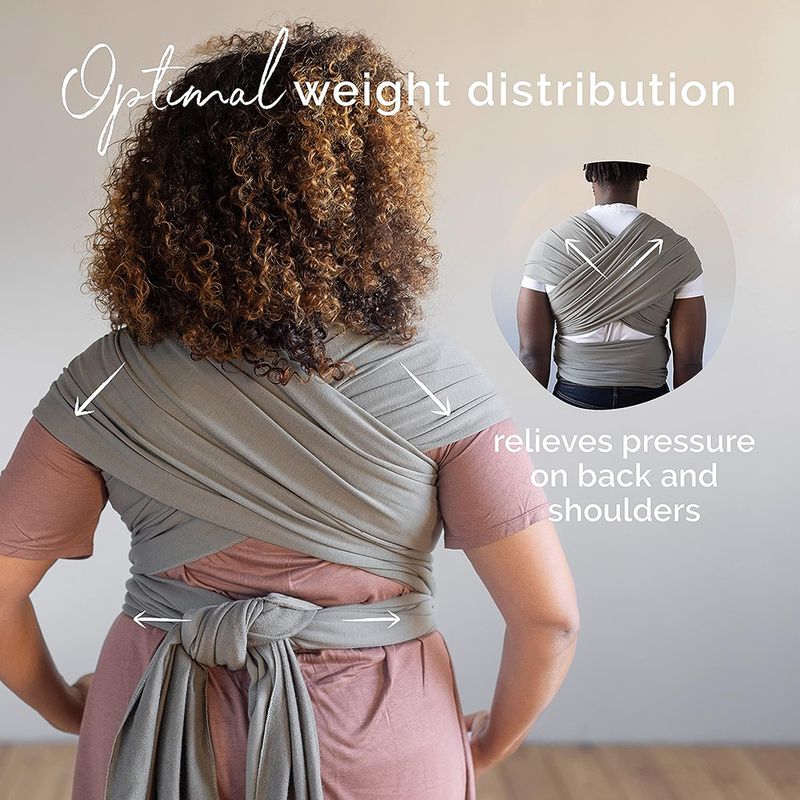 Fascia porta bebè in cotone, fascia porta bebè da viaggio in cotone elasticizzato, per neonati e bambini piccoli, fascia porta bebè da 0 a 36 mesi_voghion.com