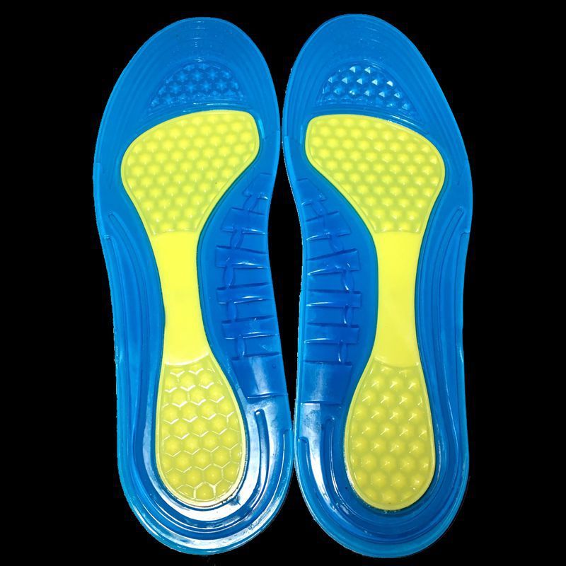 Plantillas deportivas de silicona con amortiguación, almohadillas gruesas para hombres y mujeres, plantillas extra grandes para correr, baloncesto y entrenamiento militar._voghion.com
