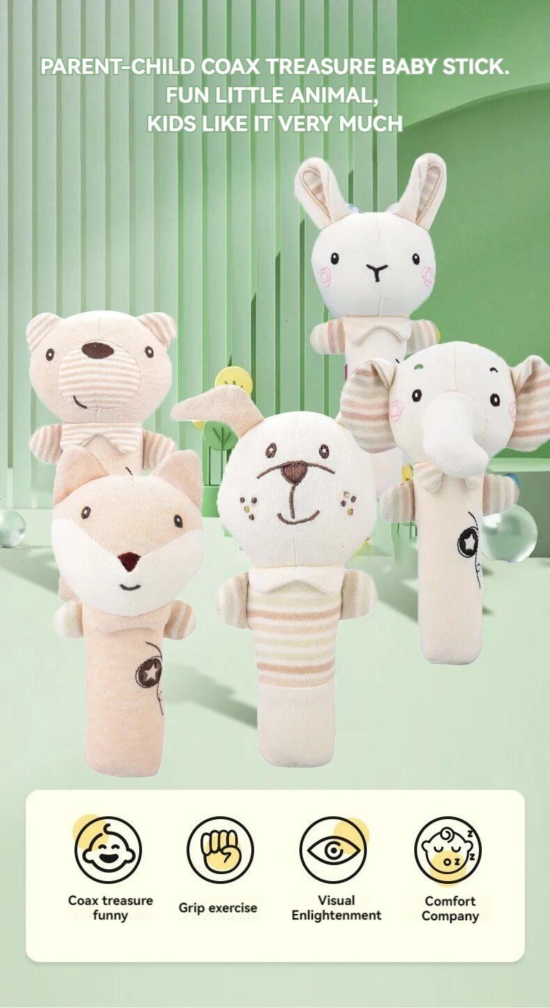 1PCS Baby Hand Shaker Neugeborenen Komfort Spielzeug Baby 0-1 Jahr Alt Spielzeug Hand Shaker_voghion.com
