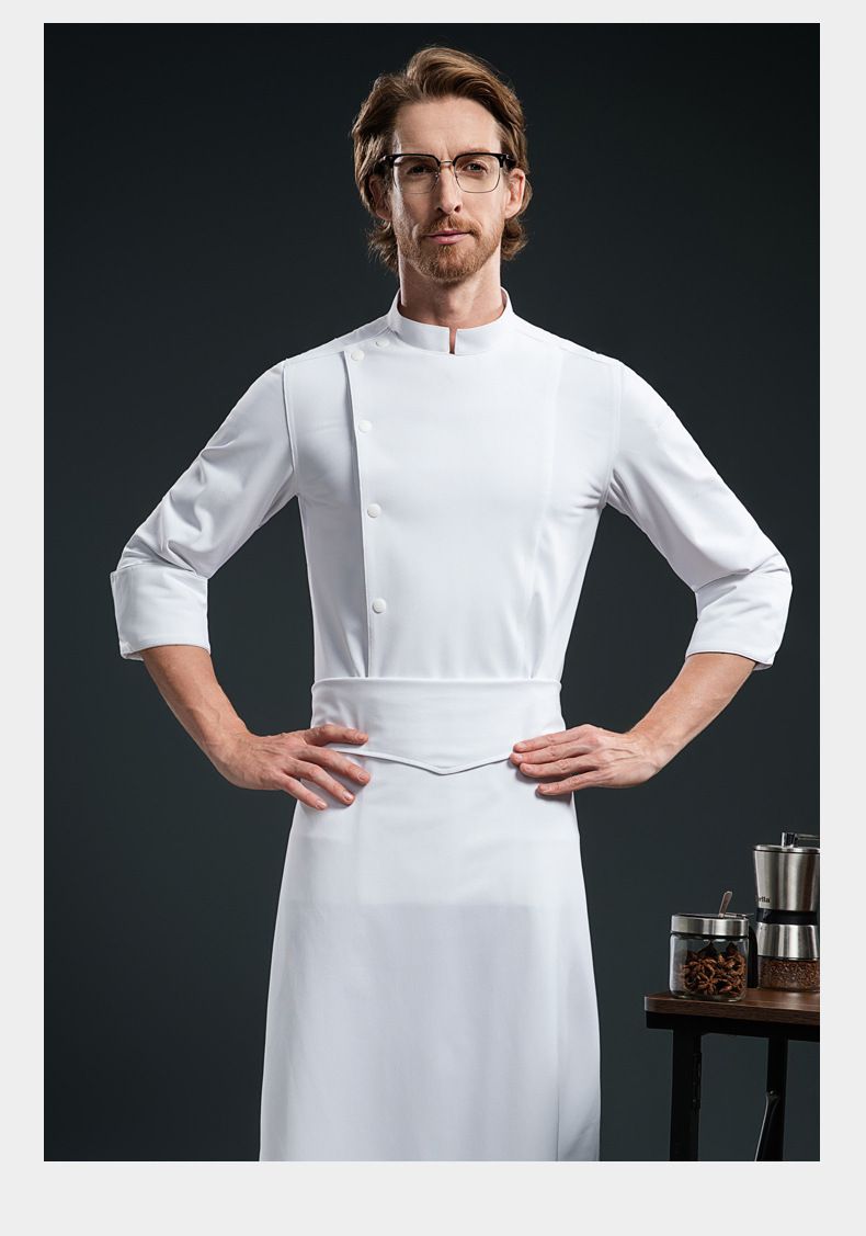 Men's Clothing Star Hotel High End Club Chef Chef Uniform Executive Chef Cooking Master Chef Uniform Men_voghion.com