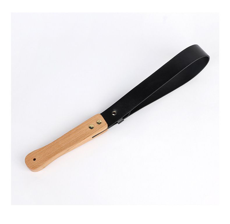 Prodotti per adulti Sm Props, manico in legno di alta qualità Pu Fun Beat, striscia di foglie di salice creativa Fun Leather Shot_voghion.com