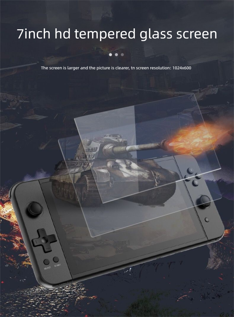 Overlord Kid PSP 7 Zoll großer Bildschirm HD Dual Player Neue Handheld-Spielekonsole für Kinder Geschenk für Jungen_voghion.com