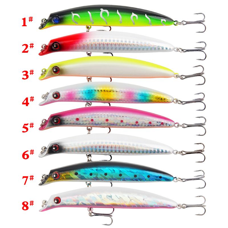Floating Minnow Bionic Bait Lure Bait Wave Climbing Sinking Small Fat Freshwater Seawater Fishing Perch Bait_voghion.com