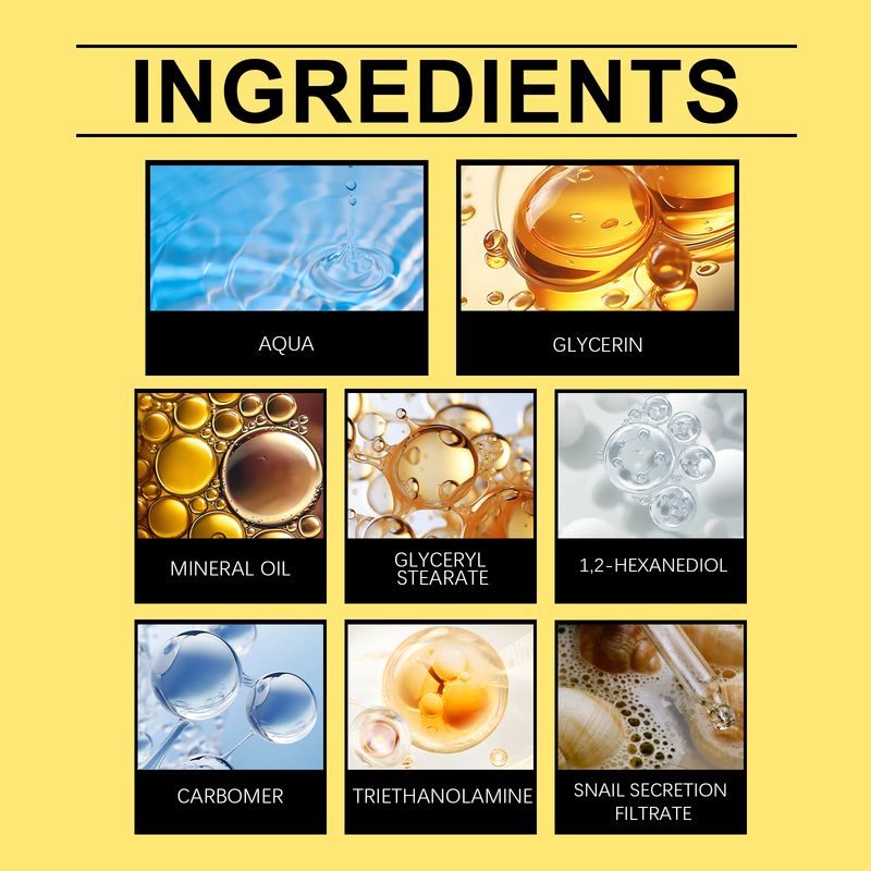 OUHOE Snail Care Cream kasvojen kosteuttava kosteuttava korjaava ihonhoitovoide_voghion.com