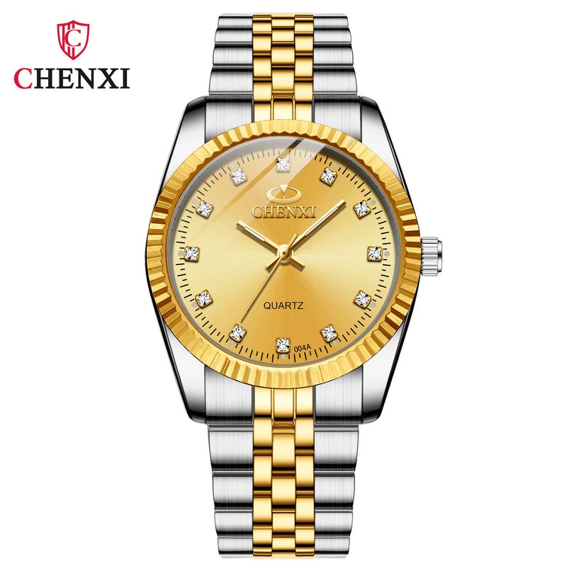 CHENXI Dawn Brand Quartz 004A Women's Watch Couple Watches Gold_voghion.com