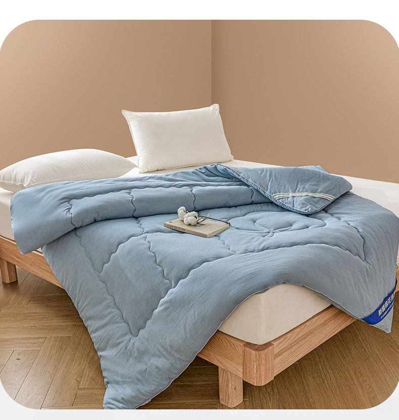 Hypoallergenic Cotton-Filled Mattress Topper – Soft Quilted Bed Pad For All Seasons (Multiple Colors, Machine Washable, Non-Slip Backing)_voghion.com