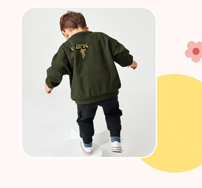 Little Maven Autumn New Boys' Home Kids' Pants Sweater Two Piece Set_voghion.com