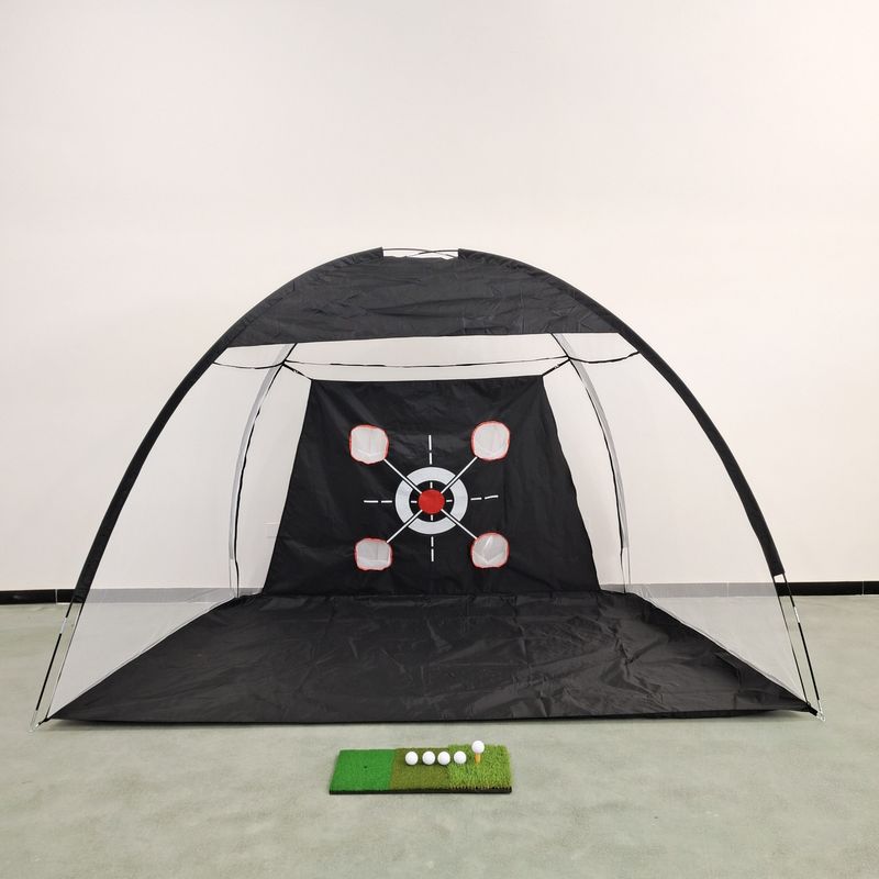 Small Indoor Golf Hitting Portable Chipping Practice Net Set_voghion.com