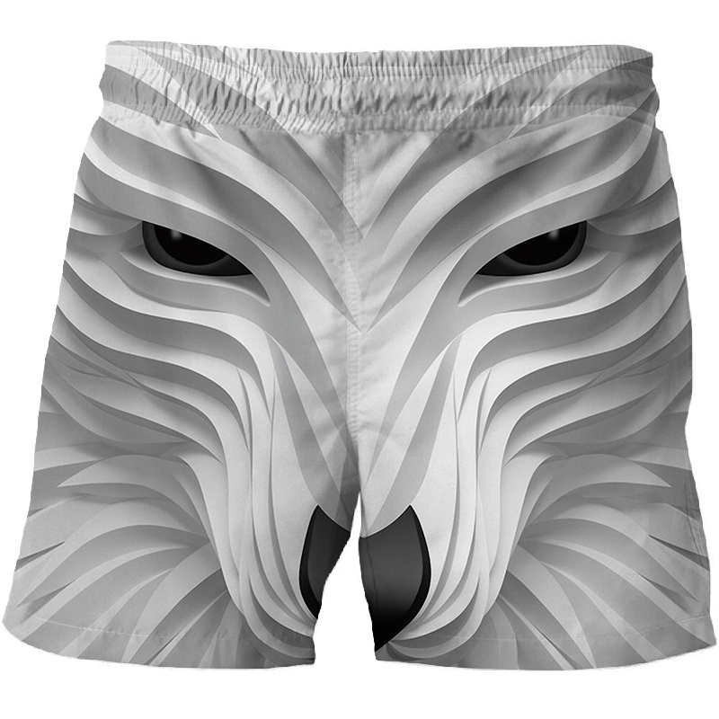 Pantalones de playa de verano Pantalones de surf de secado rápido para hombres Pantalones casuales Pantalones cortos de pareja Pantalones de playa 3D Pantalones cortos de natación_voghion.com