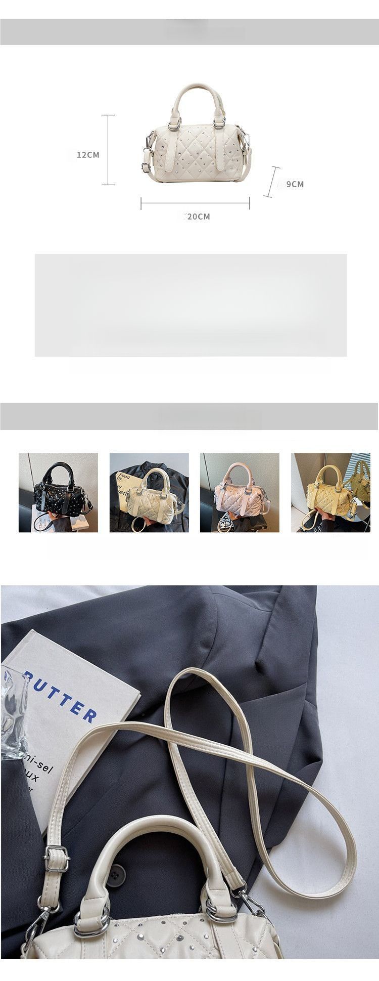 2025 Fall/Winter New Women's Mini Bag Multifunctional Rhinestone Crossbody Bag Handbag_voghion.com