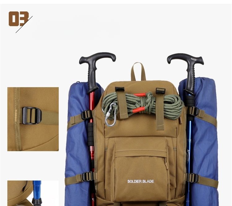Nowa torba turystyczna o dużej pojemności 50 l, trekkingowa, kempingowa, podróżna, wodoodporna, unisex, codzienna_voghion.com