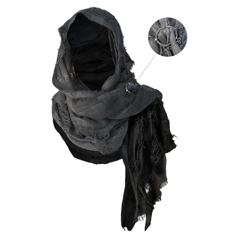 Halloween LARP Medieval Knight Renaissance Retro Hooded Cloak Cospla Shawl_voghion.com