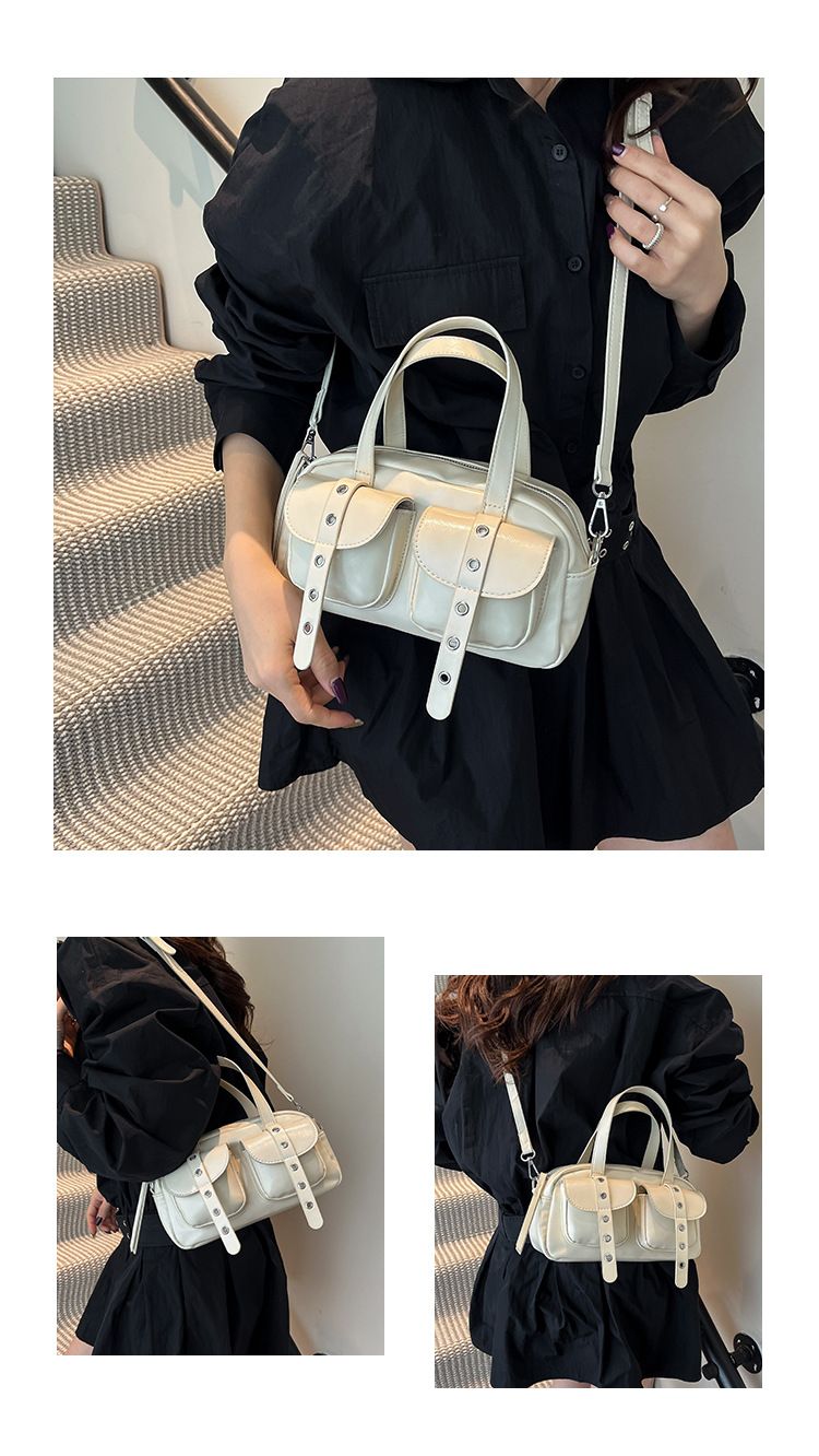 Damentaschen Neuer Modetrend Vielseitige Handheld-Kissentasche High-End-Umhängetasche mit mehreren Taschen in Volltonfarbe für Damen_voghion.com