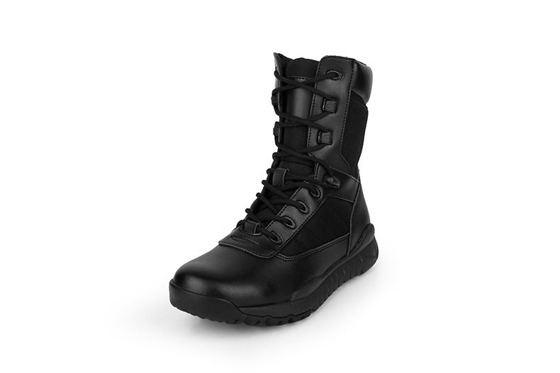 Black Combat Boots Flying Tiger Boots High-top Autumn And Winter Breathable Tactical Boots Men's Training Shoes_voghion.com