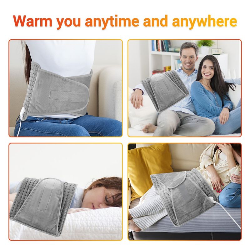 Hold Multifunctional 9-Level Temperature Adjustment 4-Level Timing Belt Heating Pad Household Insulation Supplies Leg Hand_voghion.com
