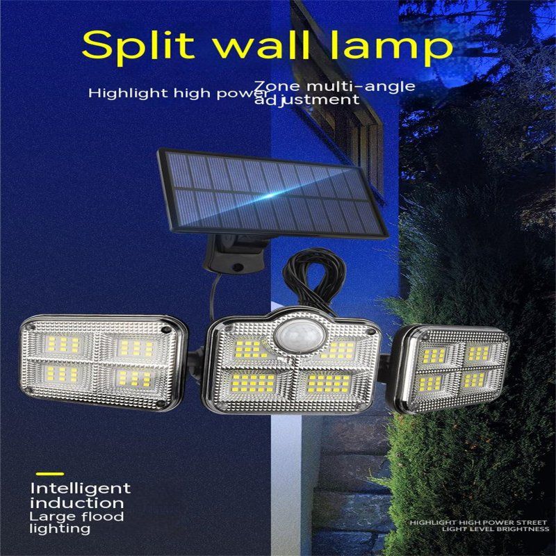 122led Solar Light With RC 2400mah Lithium Battery Outdoor Waterproof Garden Street Lamps Spotlight TG-TY07508_voghion.com