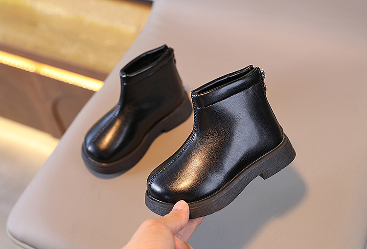 Scarpe per bambini Moda per bambini ragazzi stivali di cotone ragazze moda stivali di pelle antivento marea calda_voghion.com