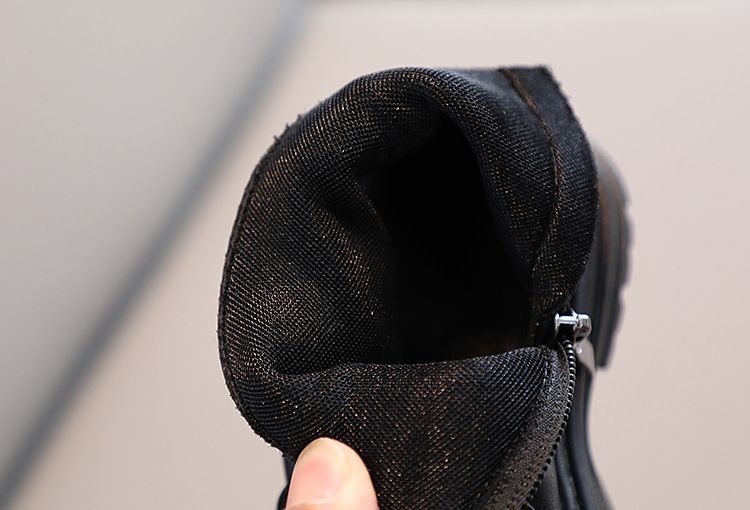 Barnskor Modestövlar för pojkar, flickor med mjuk sula, enkelstövelspänne_voghion.com