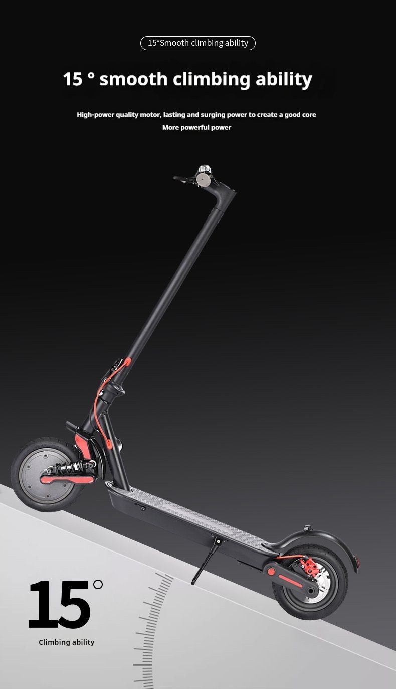 Direkte 8,5-tommer foldbar til kørsel, tohjulet scooter, mini elektrisk scooter_voghion.com