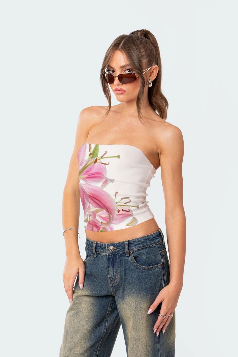 Dameskleding nieuwe straatmode positionering bedrukking sexy navel ontbloten borstomslag_voghion.com