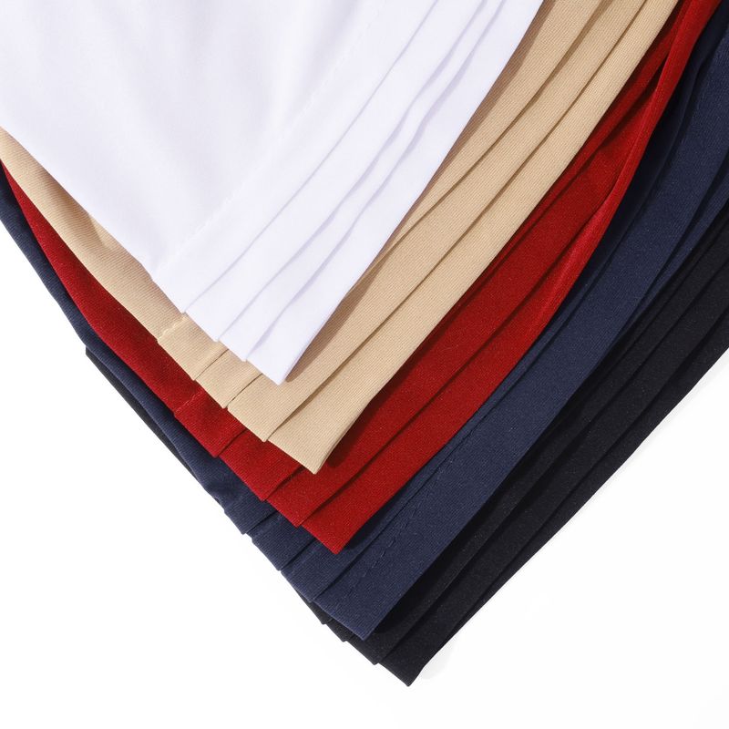 Nuovo cappello foulard lungo a coda con quattro barre in velluto tinta unita per autunno e inverno per le donne_voghion.com