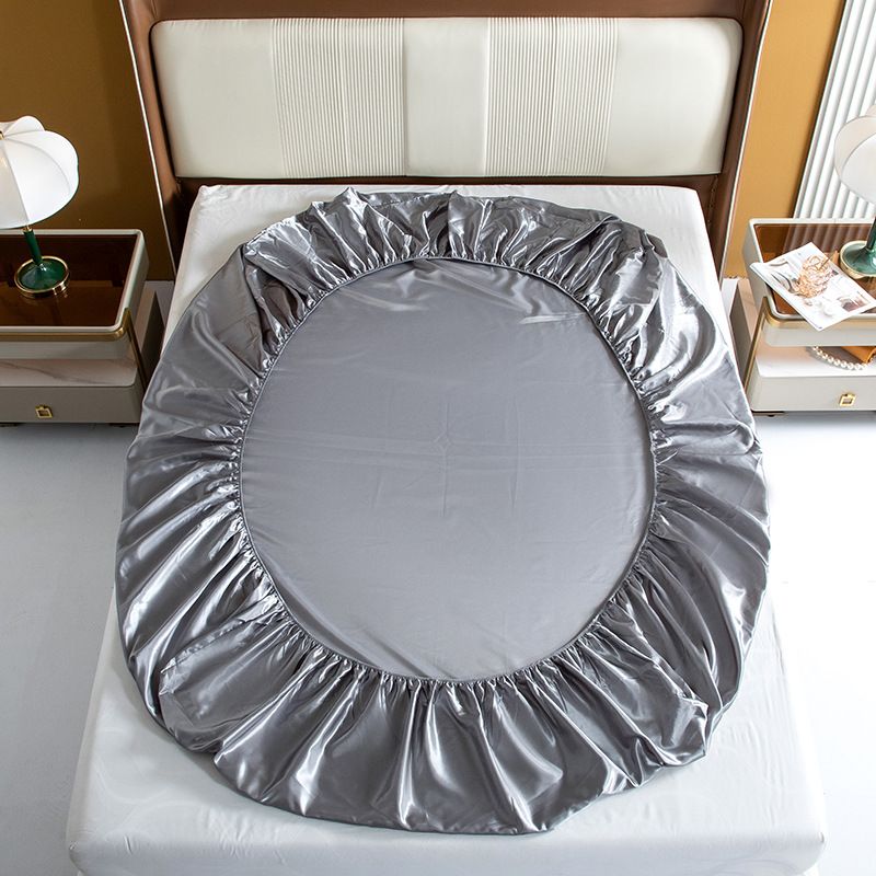 Protège-matelas d'été en satin soyeux et lavable - 1 pièce_voghion.com