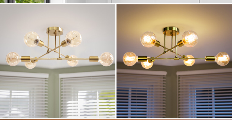 Moderne LED-Deckenleuchten, industriell, ohne Lichtquelle, Eisen, Schwarz/Gold, nordische minimalistische Heimdekoration, Wohnzimmer, Esszimmer, Deckenlampen_voghion.com