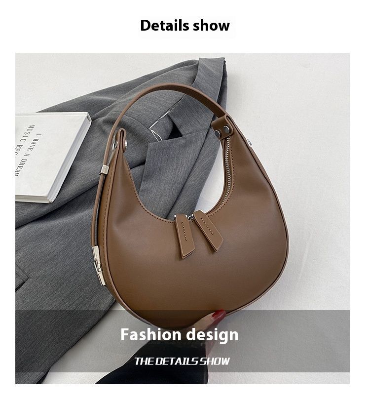 2024 Neue Handtasche im Nischendesign, modische bonbonfarbene Macaron-Trendy-One-Shoulder-Underarm-Knödeltasche, geeignet zum Einkaufen_voghion.com