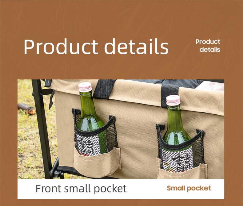 Outdoor Camping Stall Push Cart Picnic Foldable Lightweight Portable Fishing Handcart_voghion.com
