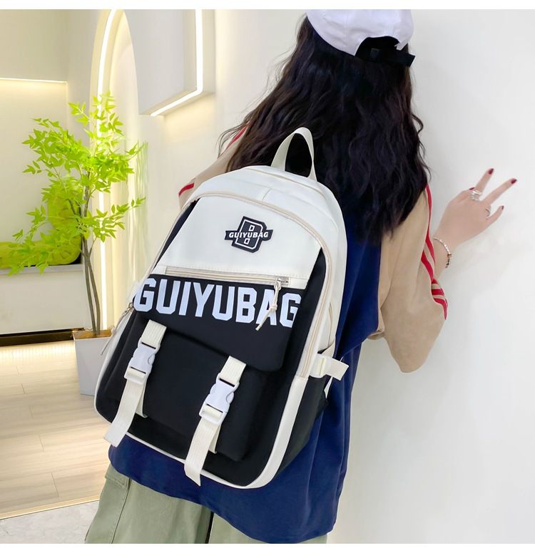 Women's bag 2024 new high-capacity for middle and high school students, fashionable backpack, computer bag, backpack_voghion.com