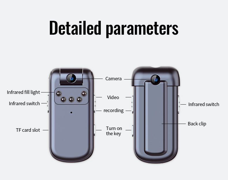 Digital Voice Recorder V13 Nachtsicht-Lernrekorder Mp3ai Intelligente professionelle High-Definition-Rauschunterdrückung 1080P-Aufnahme_voghion.com