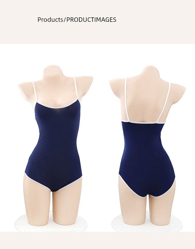 Plus Size Intimates Temptation Japanski stil Sukumizu Jednodijelni kupaći kostim Uniforma Ženska strast 2024 Novi seksi Pamas_voghion.com