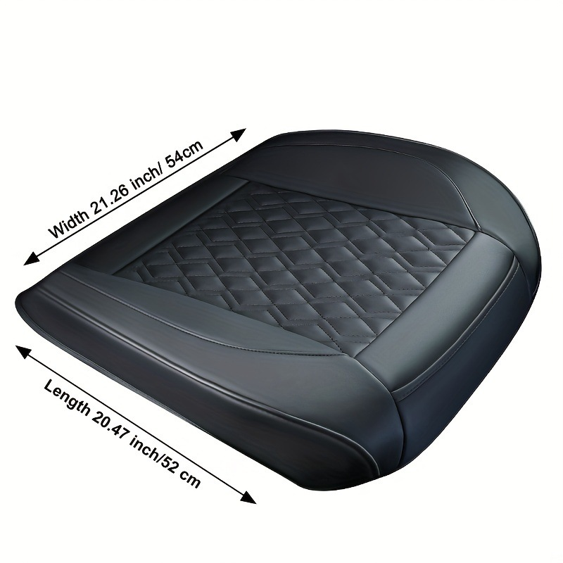 Nuovo coprisedile anteriore in pelle PU per auto, cuscino per sedili, universale, accessorio per auto_voghion.com